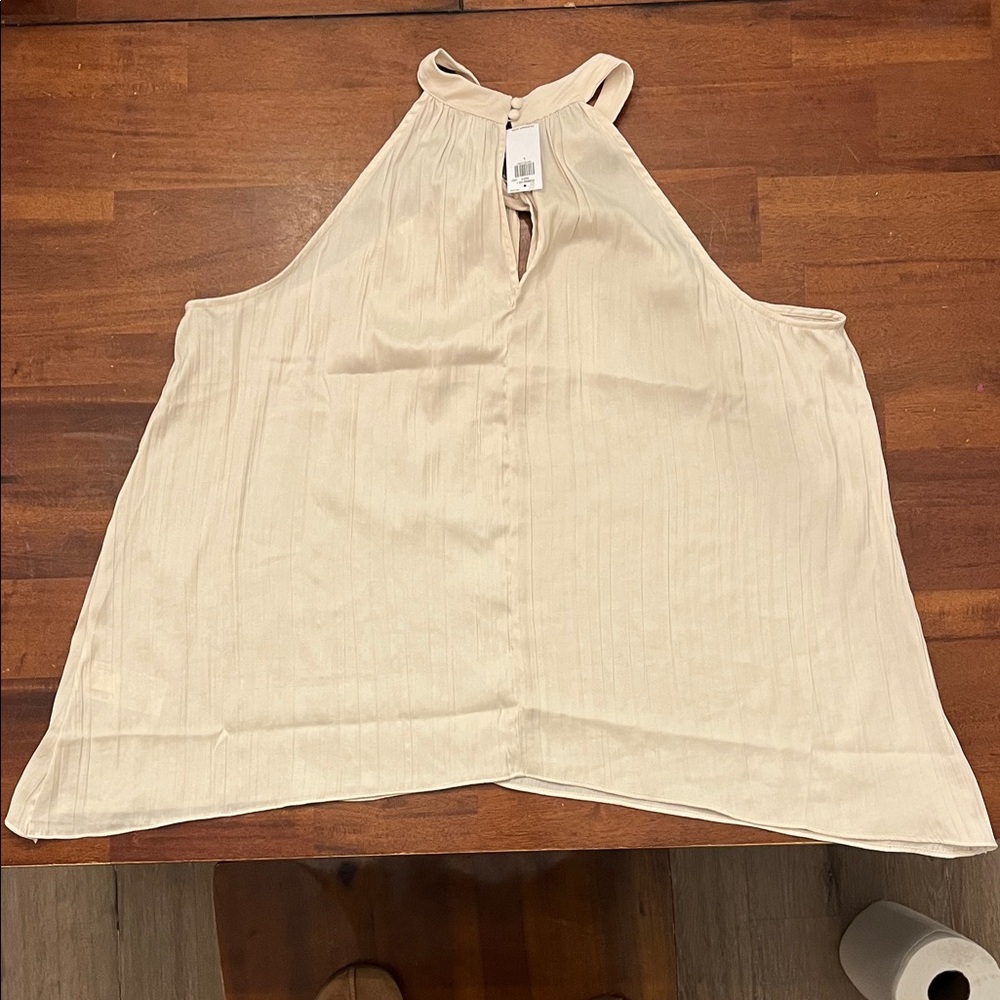 Old Navy Light Beige Halter Blouse - Picture 3 of 5